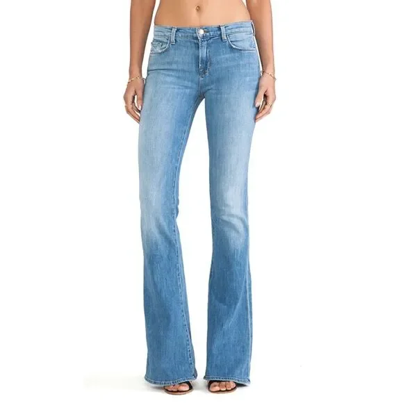 J Brand Jeans J Brand Womens Jeans Martini Flare Eternal Blue